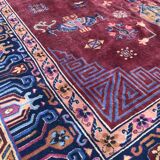 Tapis ancien chinois fait main 280x377 cm
