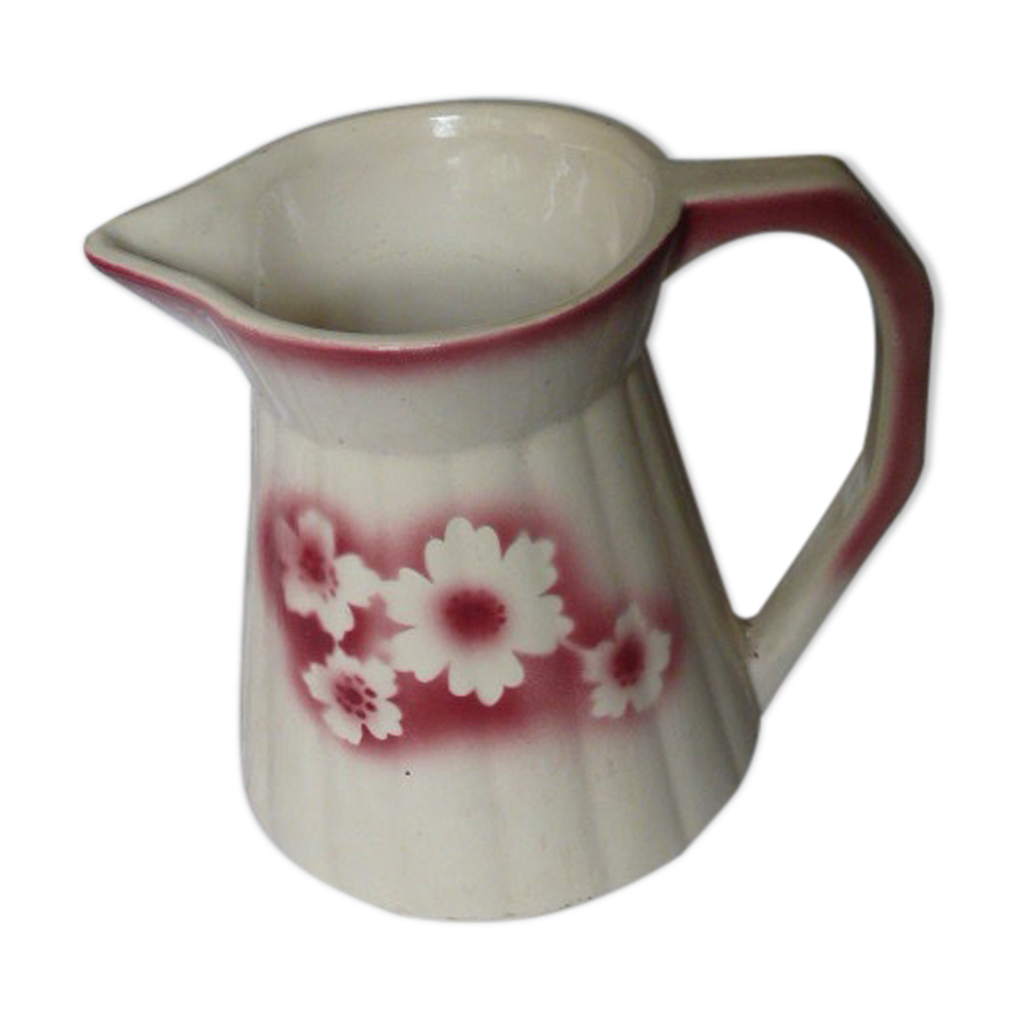 Pichet en faïence époque art déco digoin sarreguemines