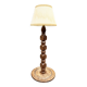 Lampe brutaliste en bois sculpté, 1950