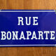 Old enamelled street sign