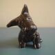 vintage ceramic dog figurine 50s