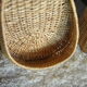 Empty wicker pocket to hang 70s