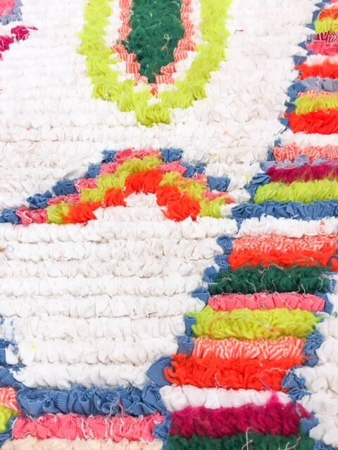 Boucherouite carpet - 98x65cm