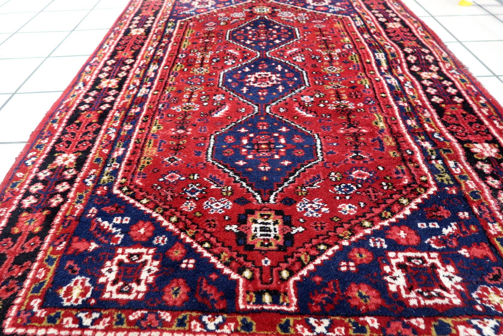Tapis Vintage Shiraz Fait Main – 97 x 151 cm - 1C1018