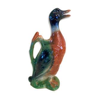 Vintage ceramic duck pitcher