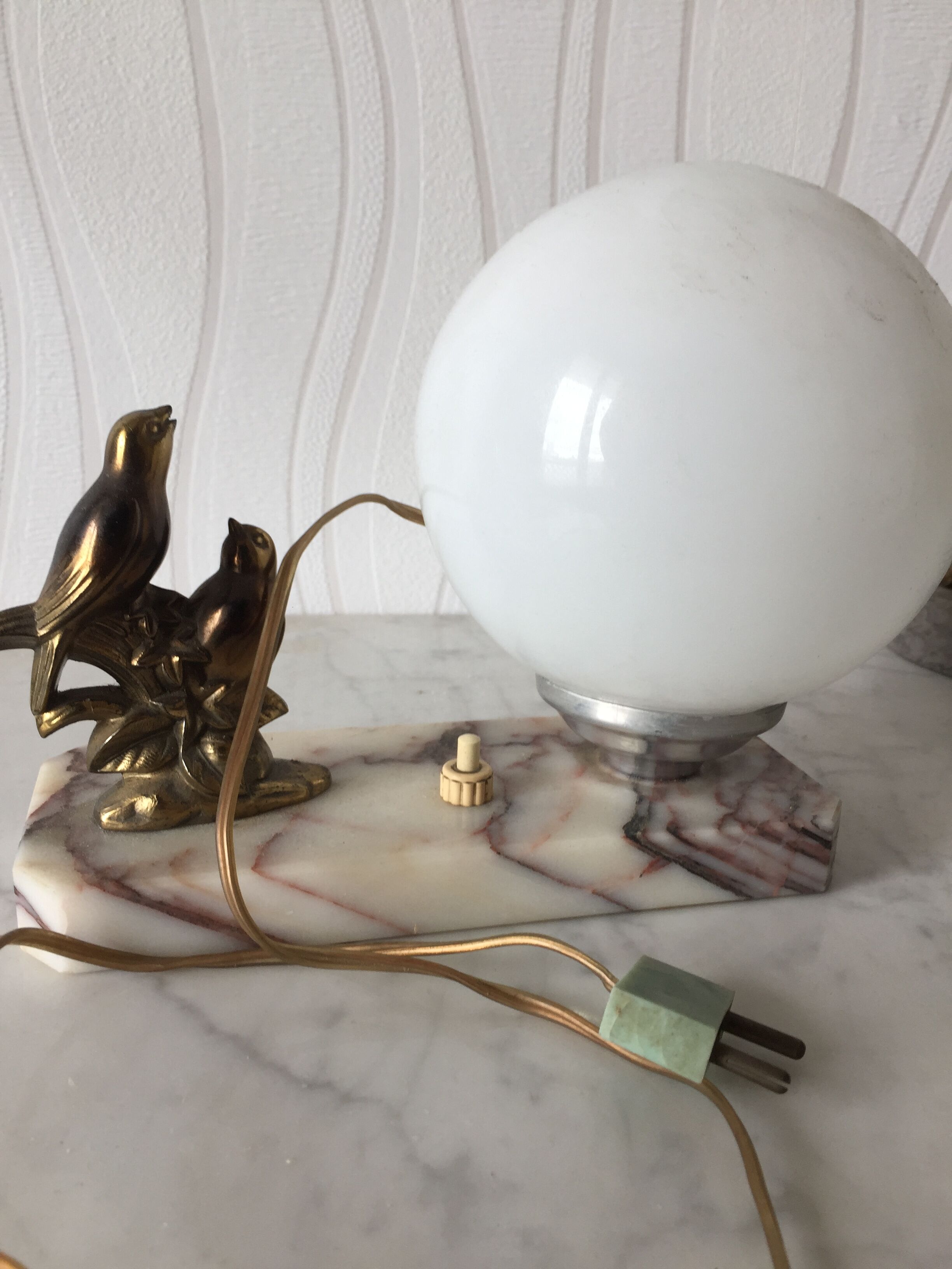 Vintage art deco-style lamp