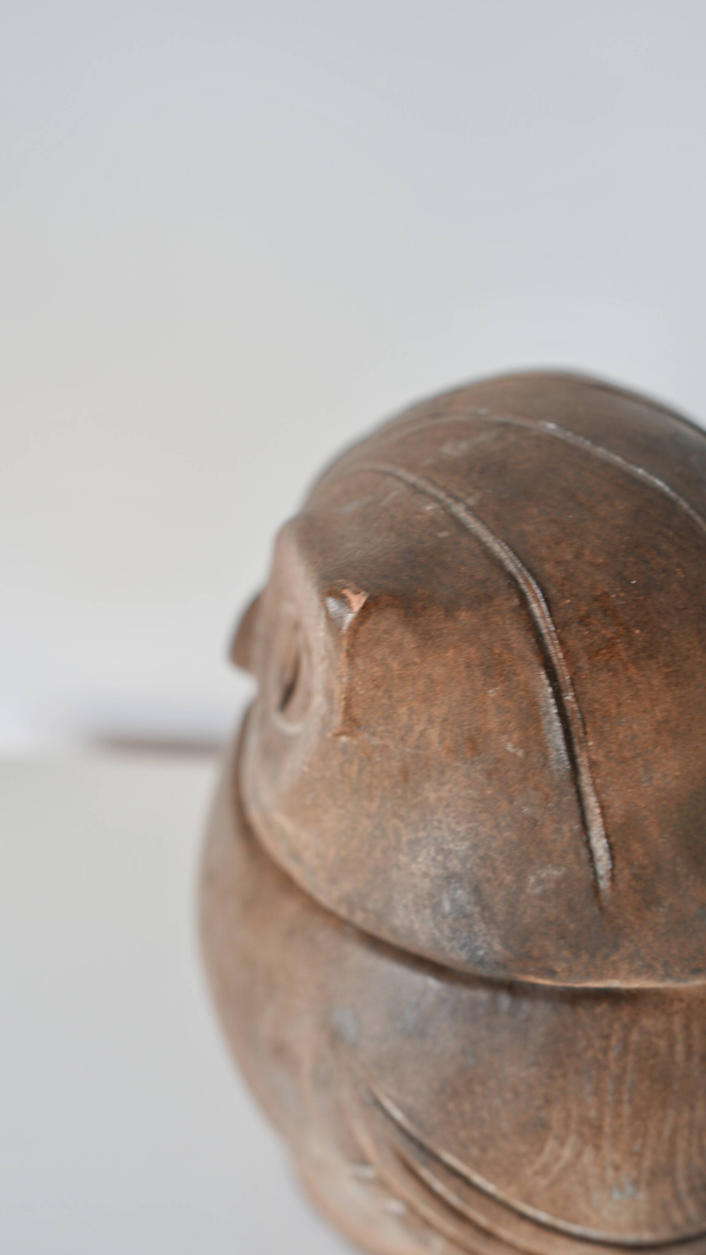 Ceramic owl sculpture - signed Agnès Escala - France, 1960s