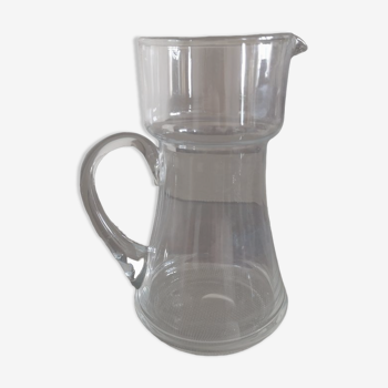 Glass pitcher/broc - Middle 20th