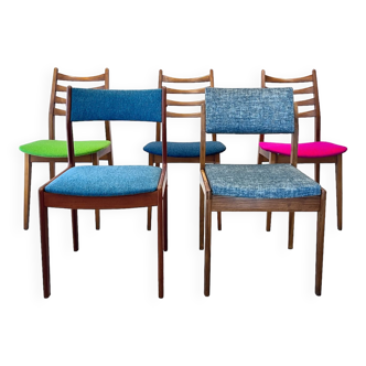 Lot de 5 chaises