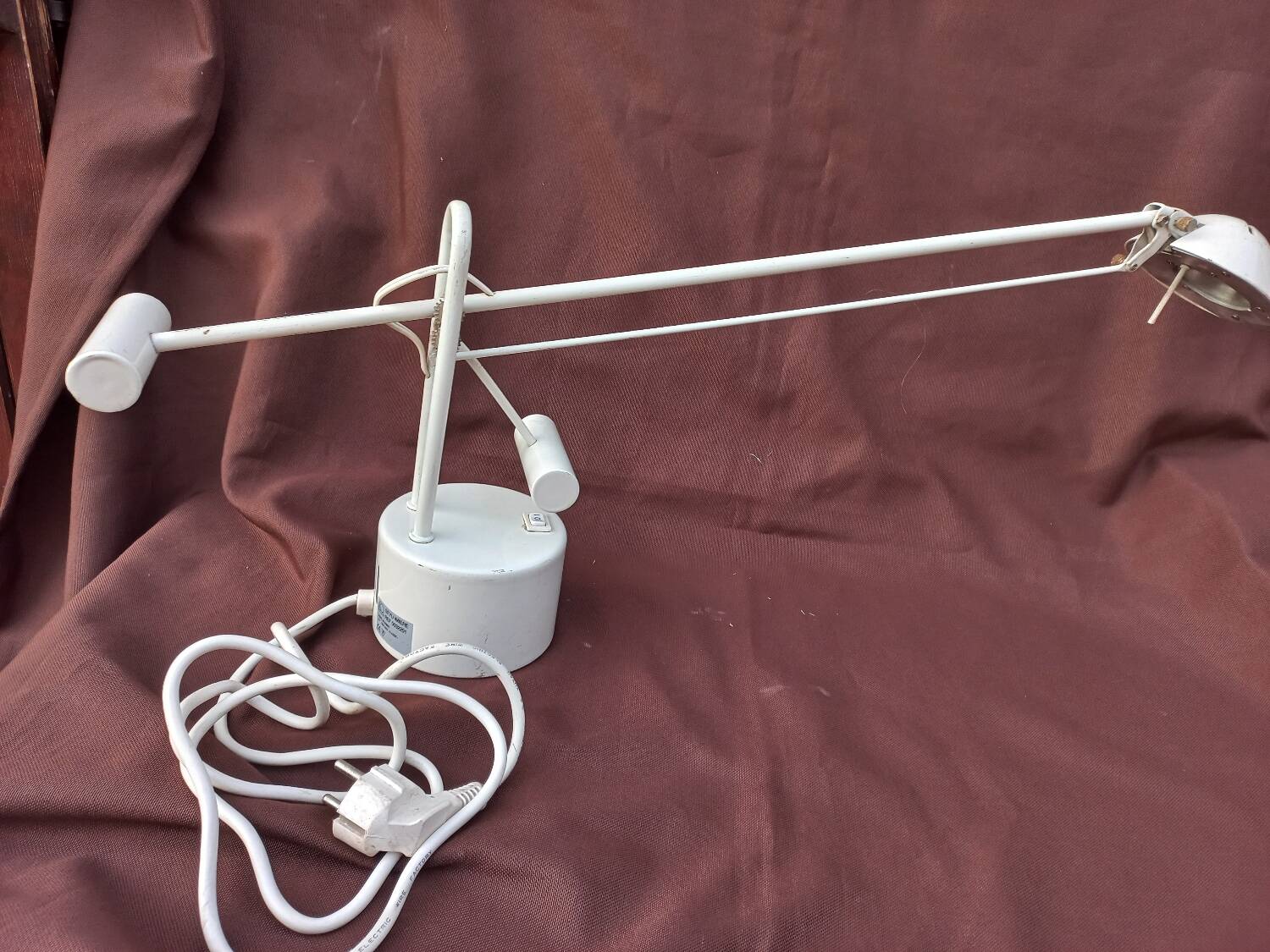 Starmat lamp with counterpoid vintage 80s