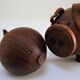 pig and fish wood teak vintage Scandinavian toy 60s