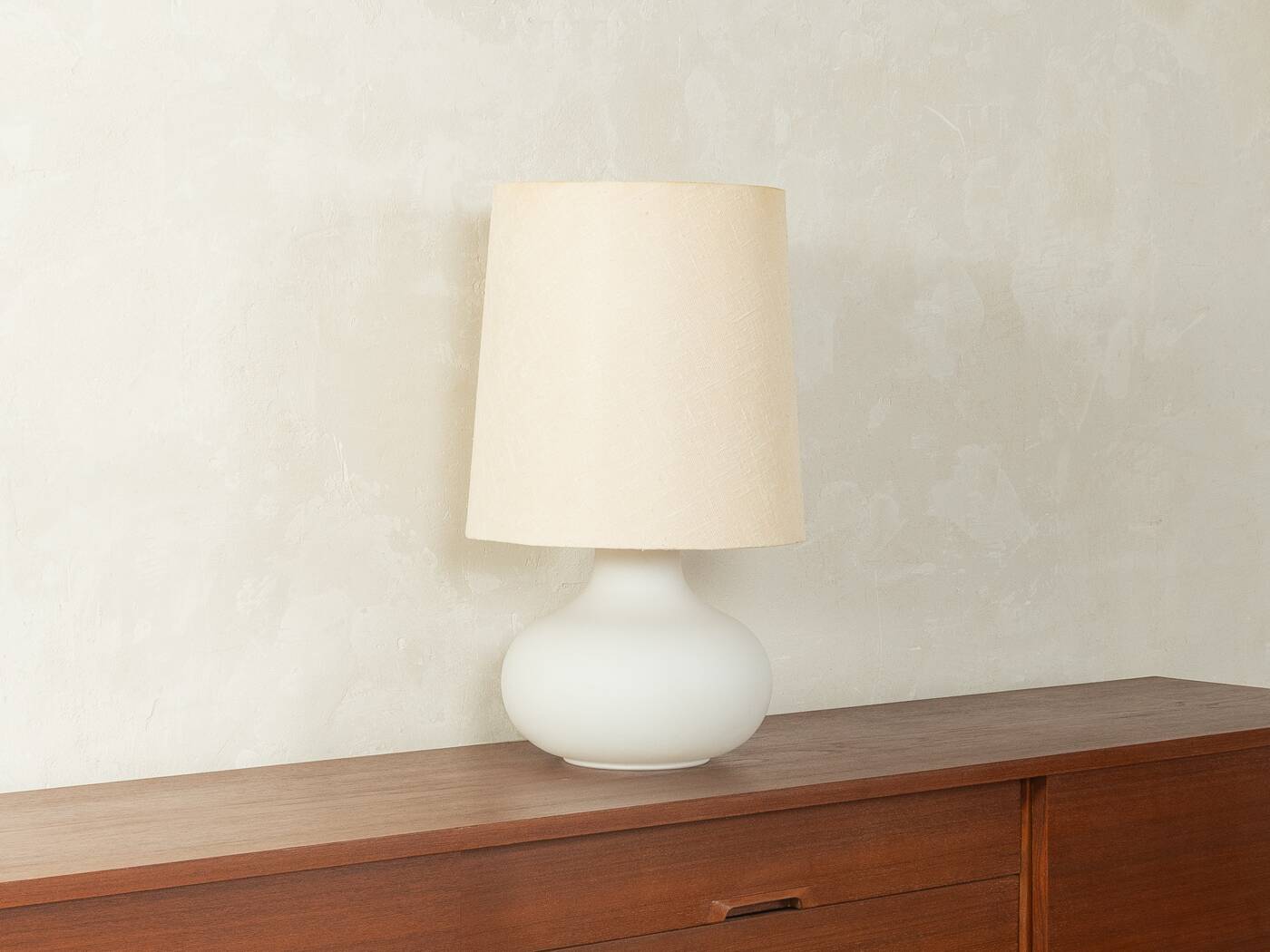 1970s table lamp, Heinz Josef Ohm, Glashütte Limburg, vintage
