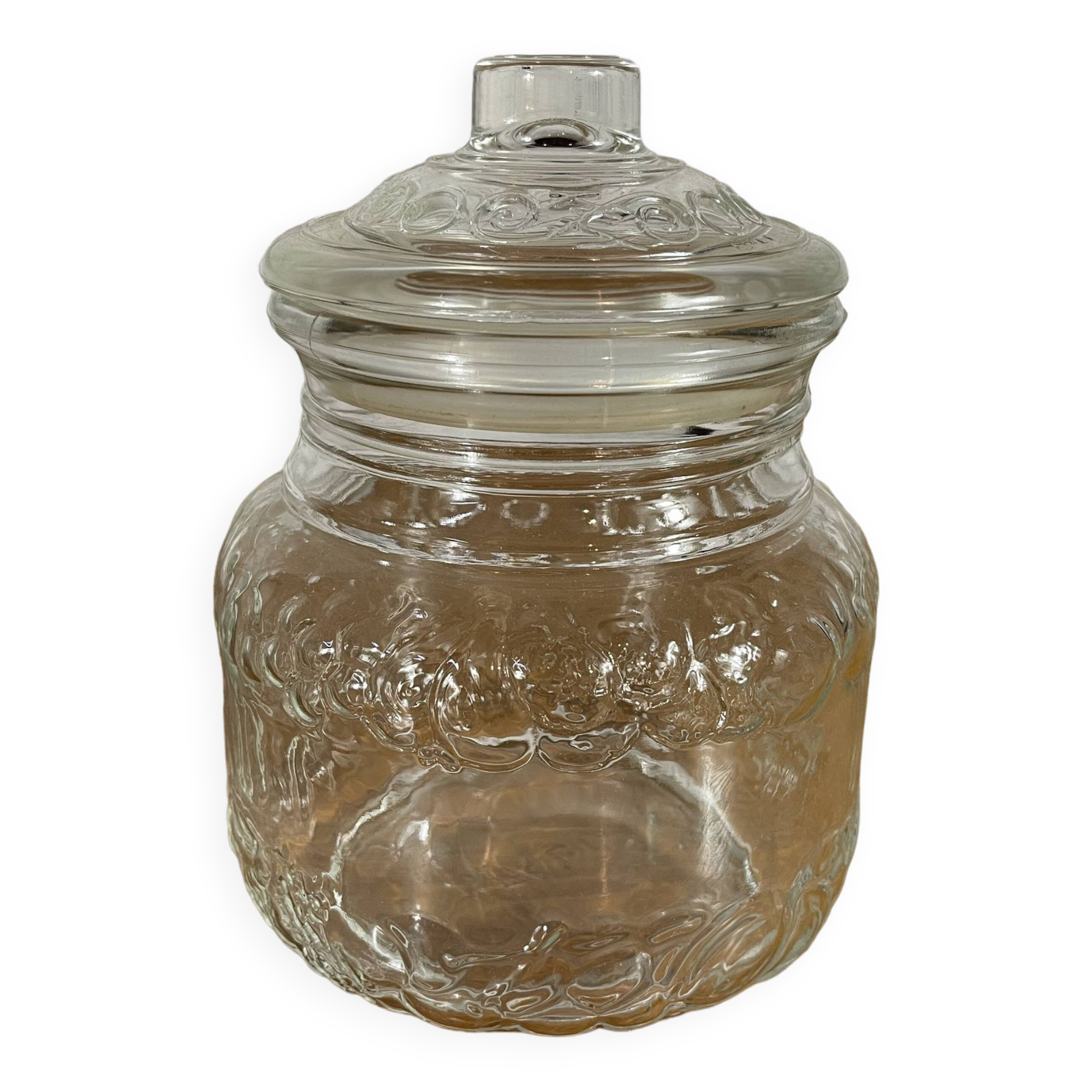 Vintage glass candy box