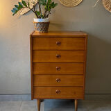 60s teak chest of drawers