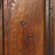 Chestnut buffet with bi-partite panel doors