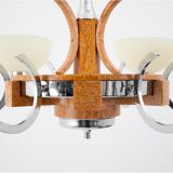 Art deco chandelier, Poland, 1960s