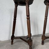 Oak bistro stools 1950