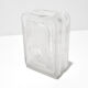 1970s modernist crystal vase, noritake, japan