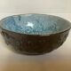 Empty raku ceramic pocket signed De Gheus