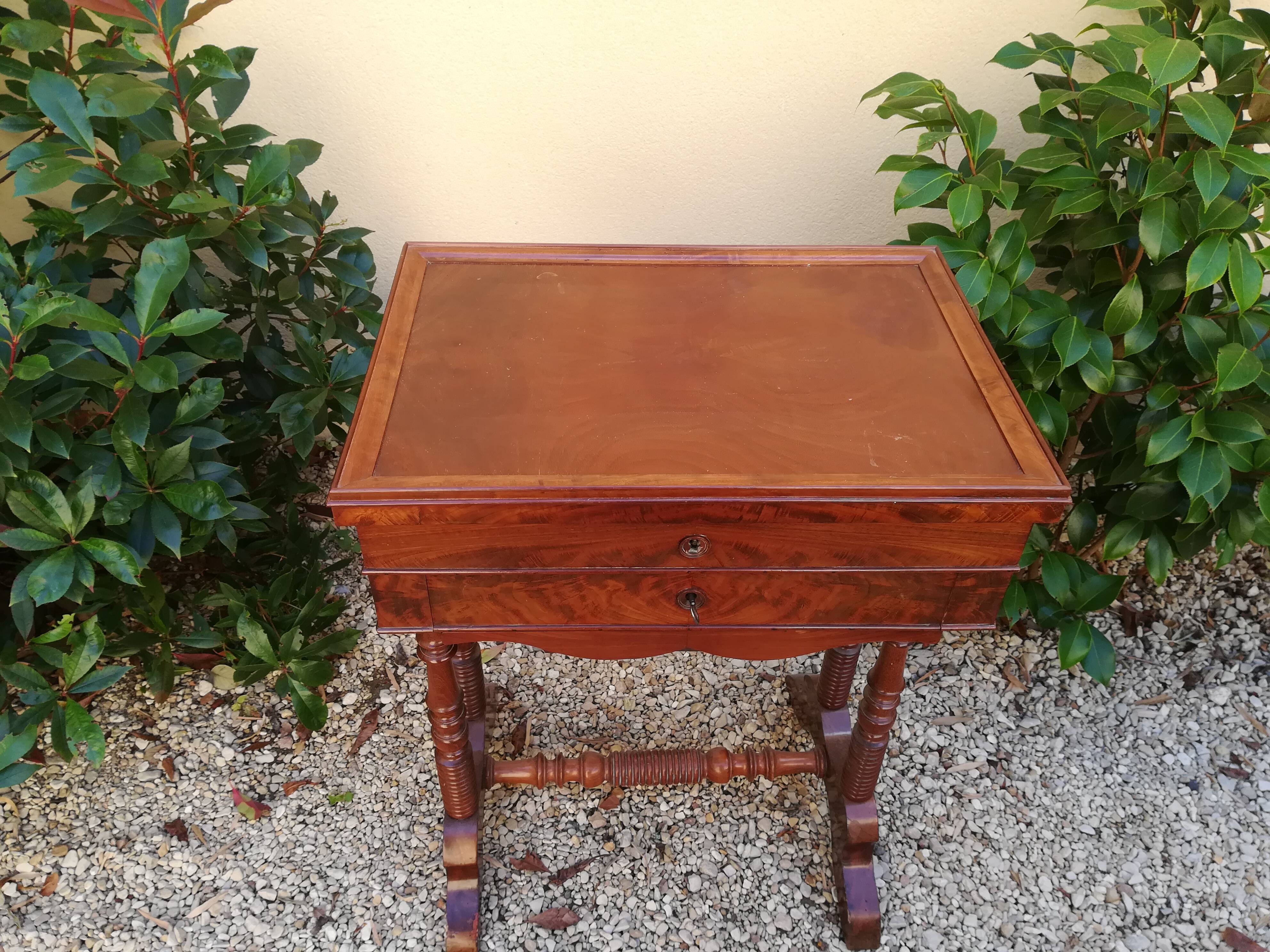 19th century mahogany worker