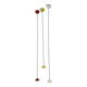 Set of 3 Pendant Lamps from Stilnovo, 1980
