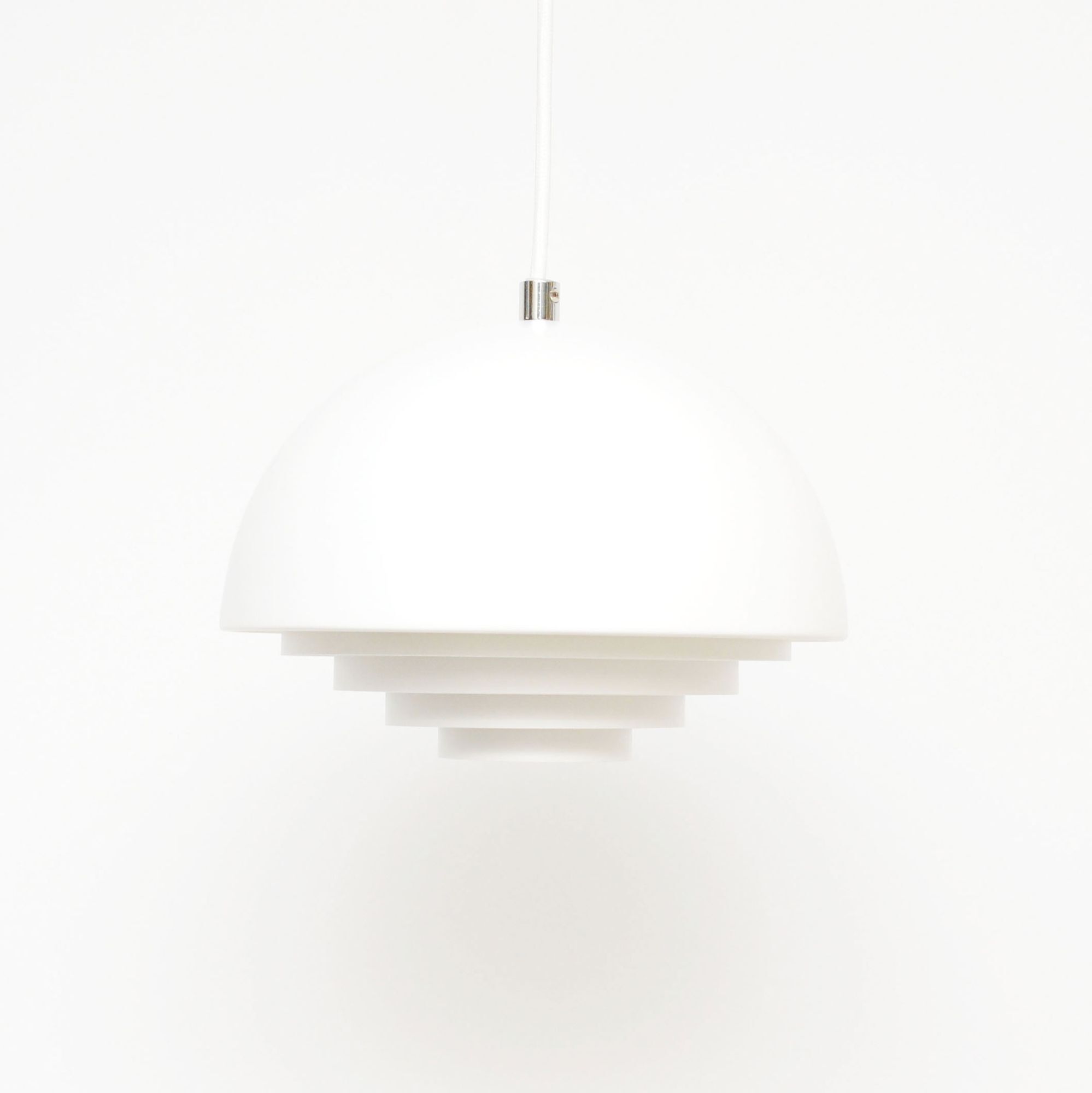 White Scandinavian lamp, 1990s