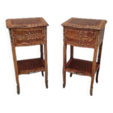Pair of antique Louis XVI bedside tables