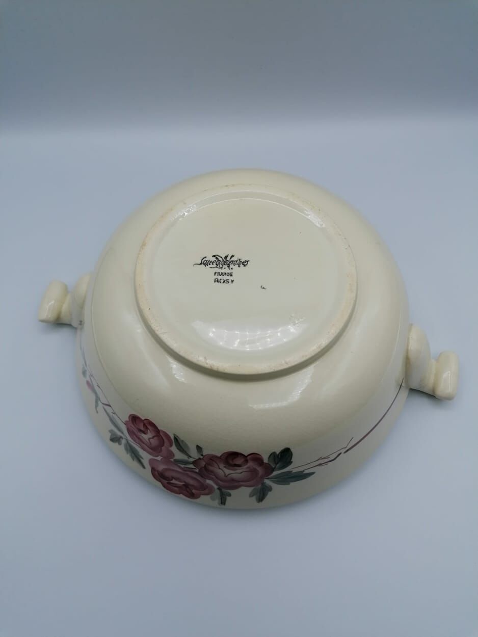 Soupière Rosy Sarreguemines