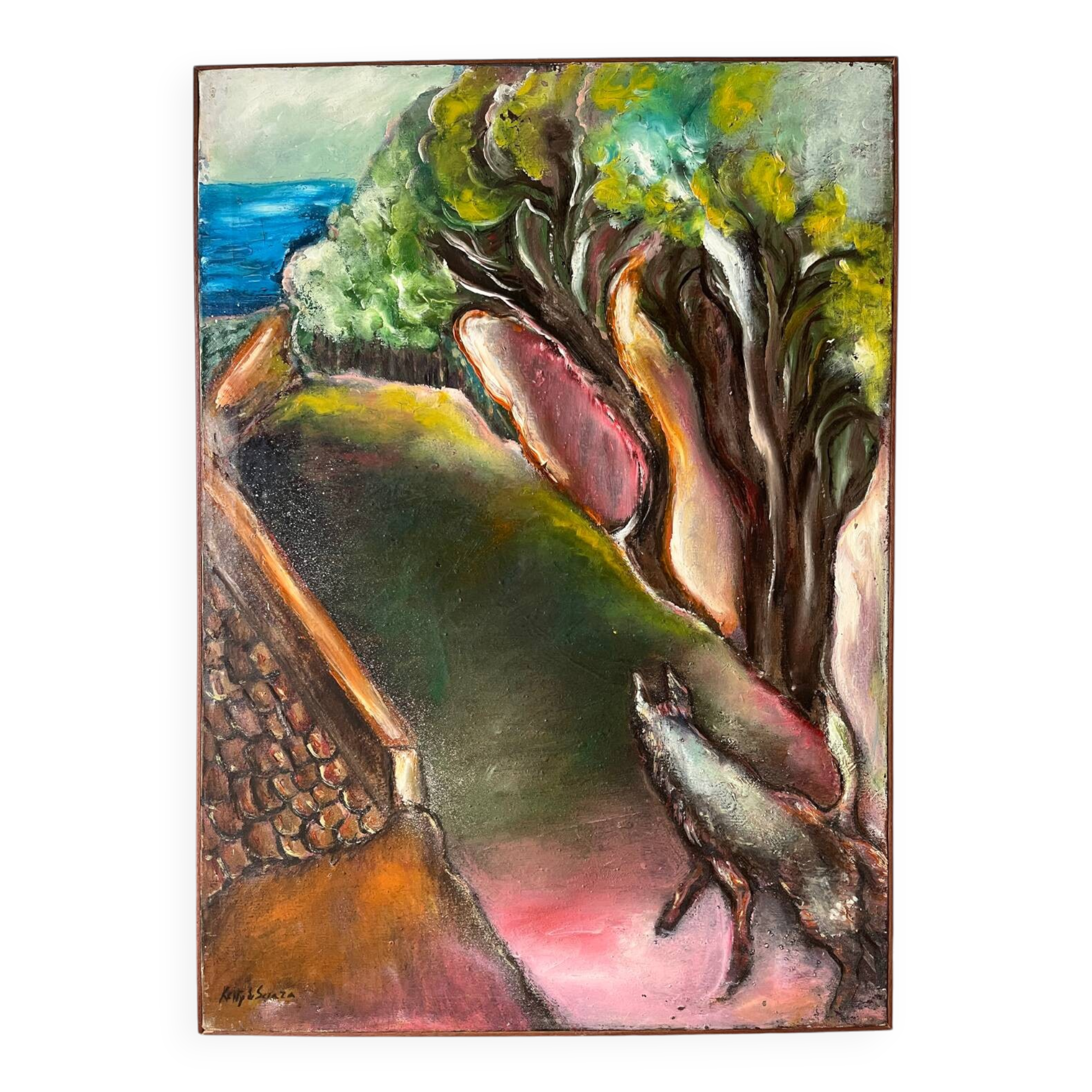 The Wolf's Path, signed Kelly de S.