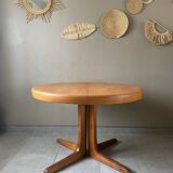 Vintage Baumann table with 2 extensions