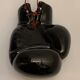 Ashtray or empty pocket in black ceramic, boxing glove JC. Peire, 1970