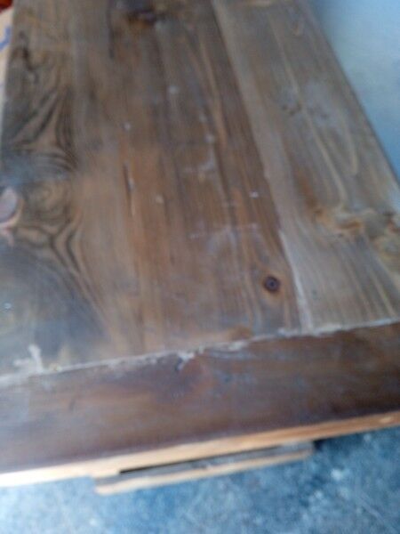 Solid wood worktable