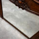 Antique grand trumeau fireplace mirror