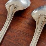 Ercuis - Set of 12 small silver-plated Sully coffee spoons
