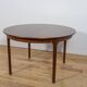 Mid-Century Round Rosewood Extendable Dining Table from McIntosh, United Kingdom, 1960s