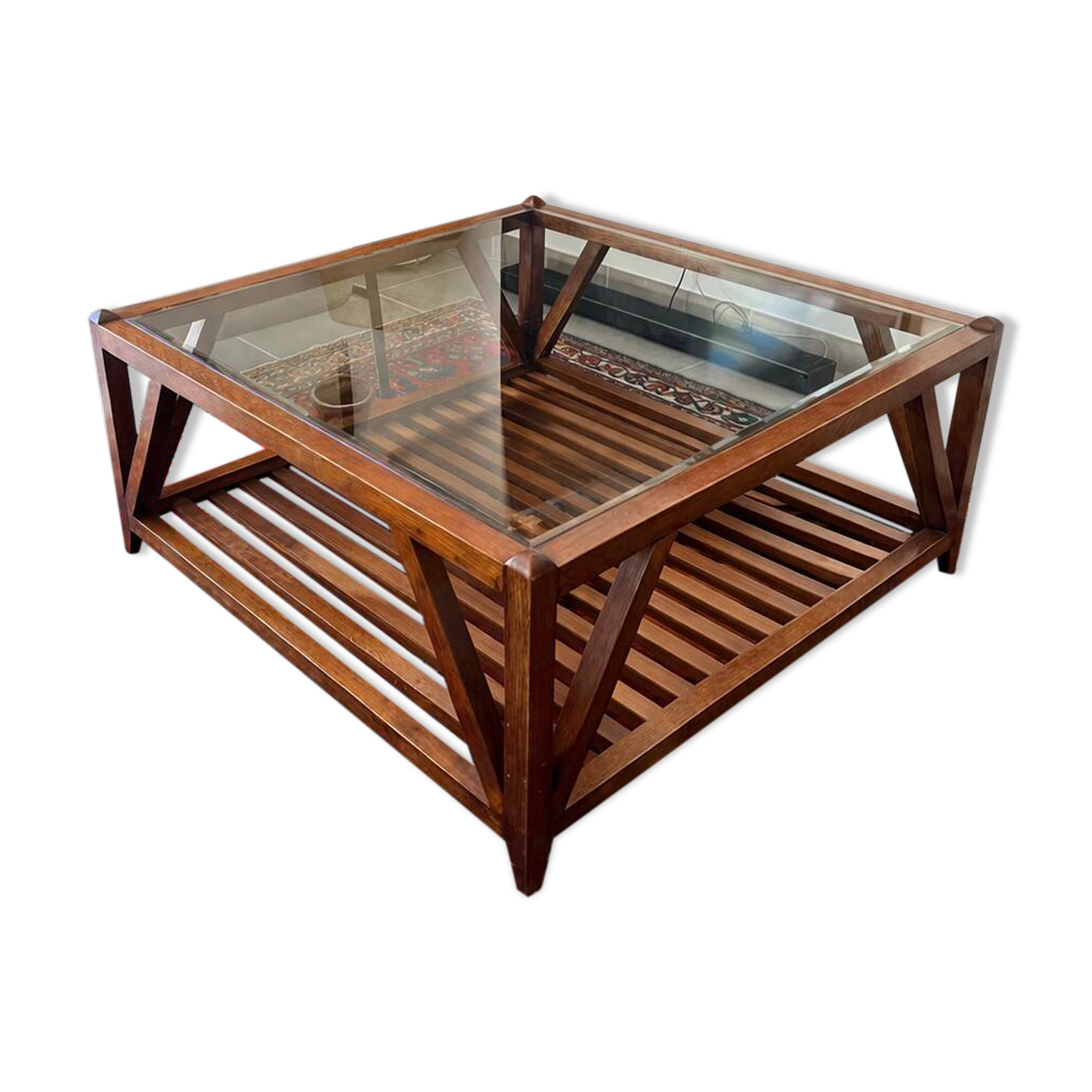 Table basse carrée