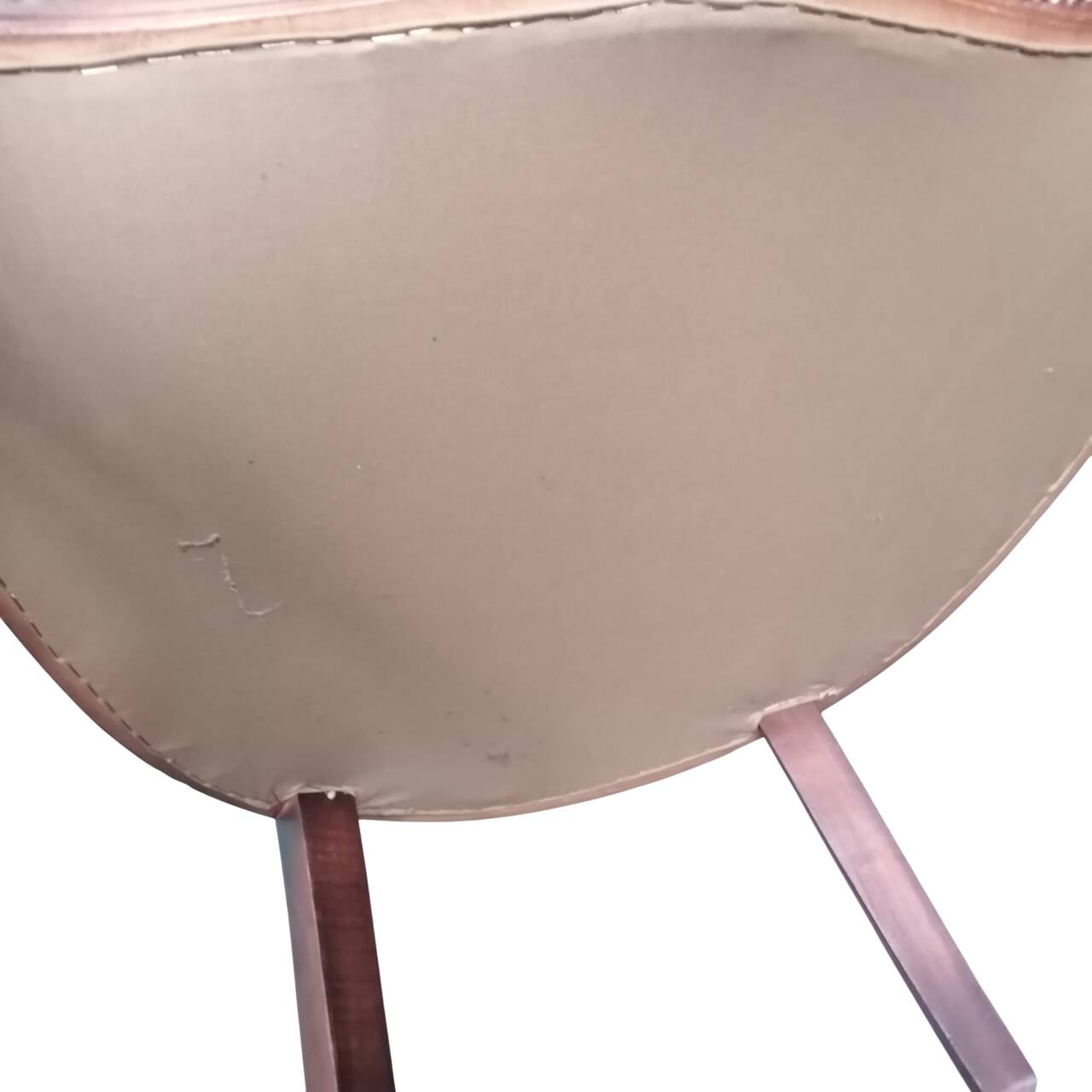 Coppia di poltrone vintage in tessuto floreale anni '50