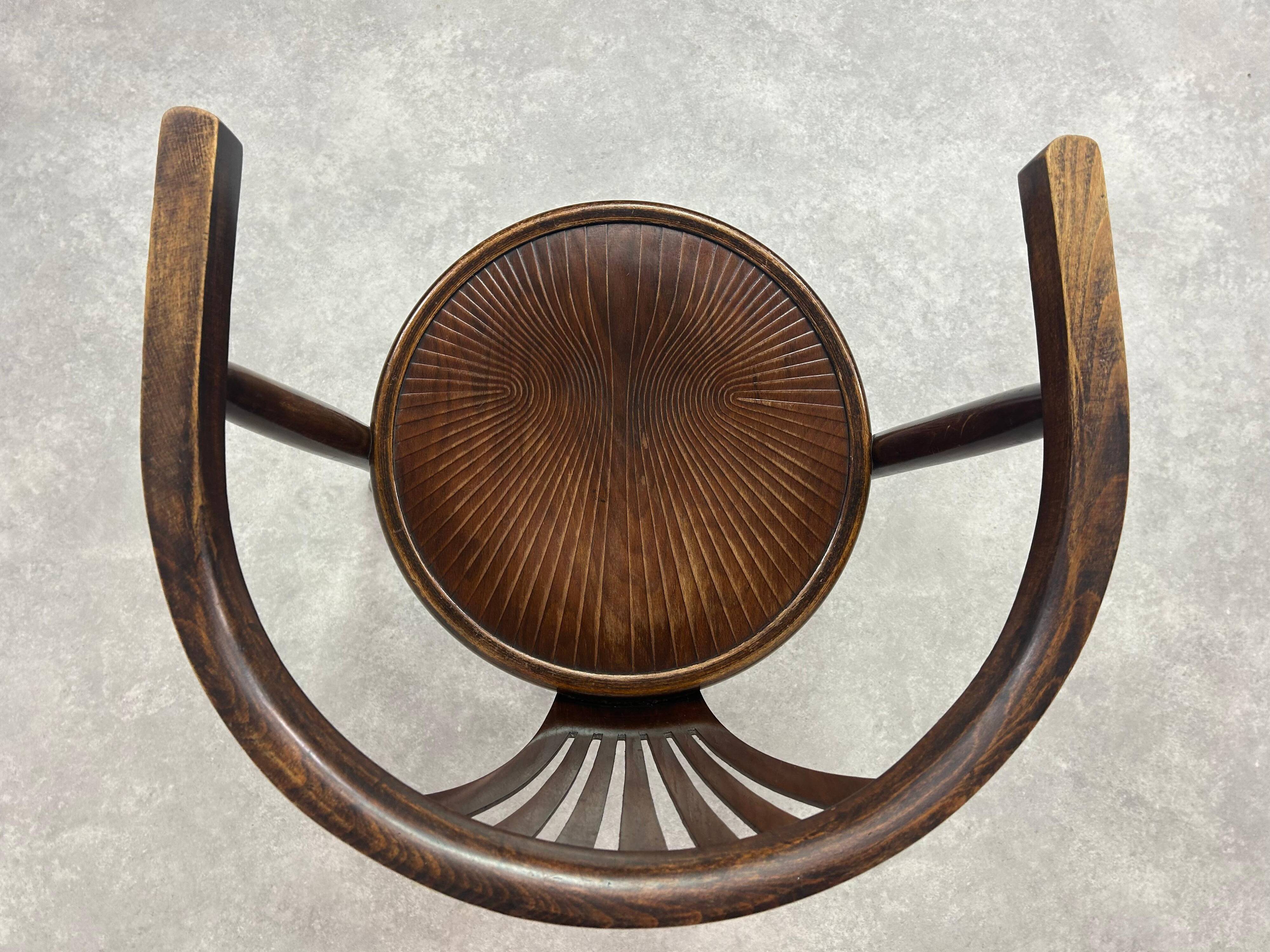 Set of 4 dining chairs by Thonet Debrecen