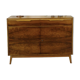 Vintage dark wood sideboard with drawers