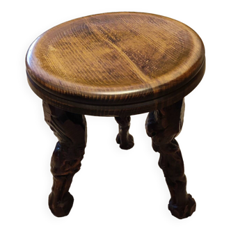 Tabouret de vigneron et tire bouchon