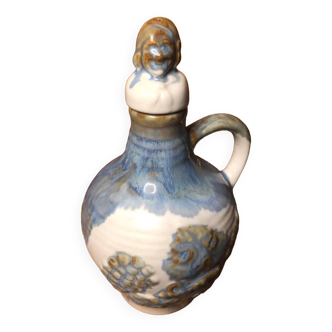 Old rhodes mr marc de pays vintage ceramic bottle #a590