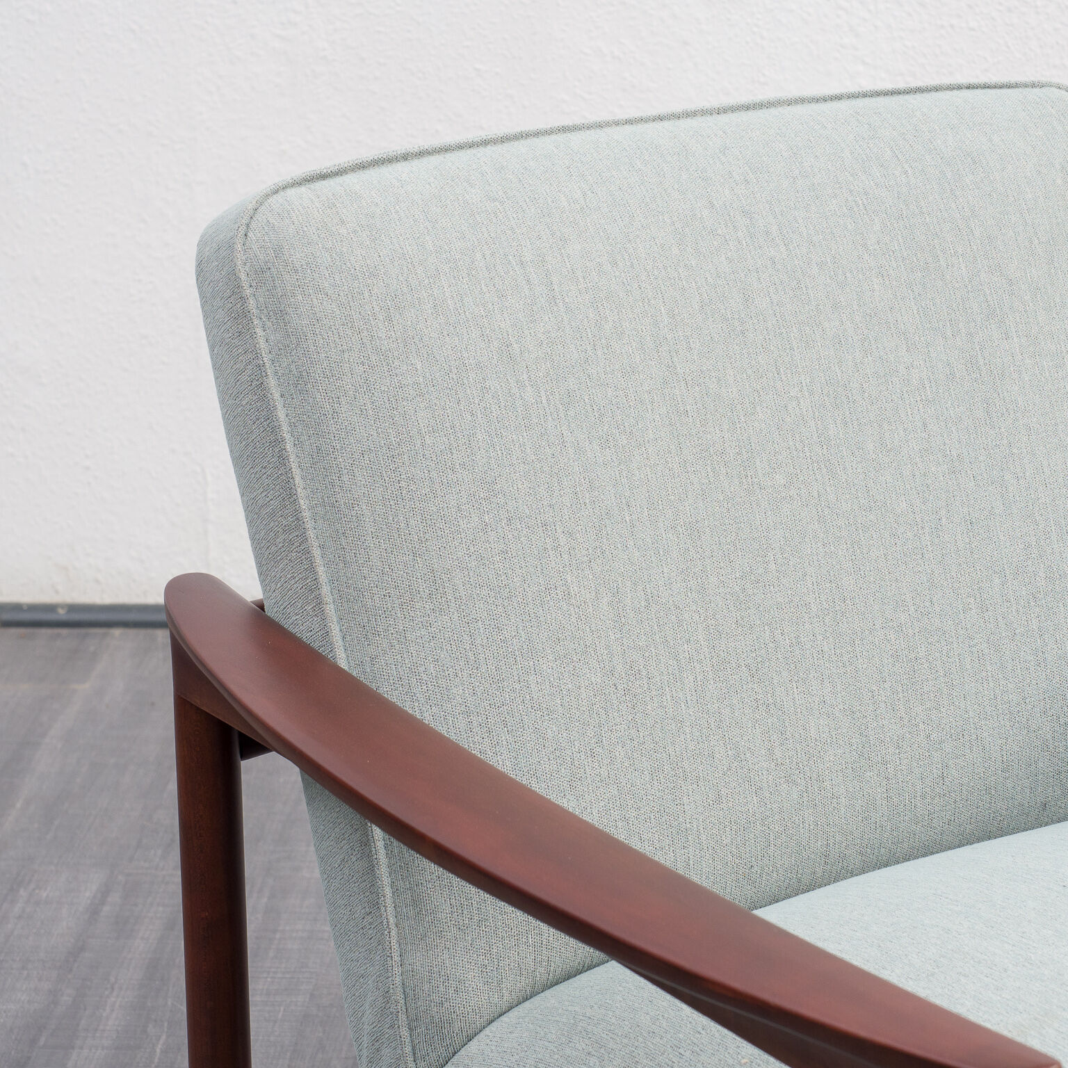 Pair of vintage armchair, cherry, restored