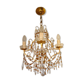 Chandelier cage with 4 lights