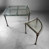 Coffee table and side table by Lothar Klute Germany 1980