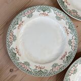 Set of 4 Longwy Bruges plates