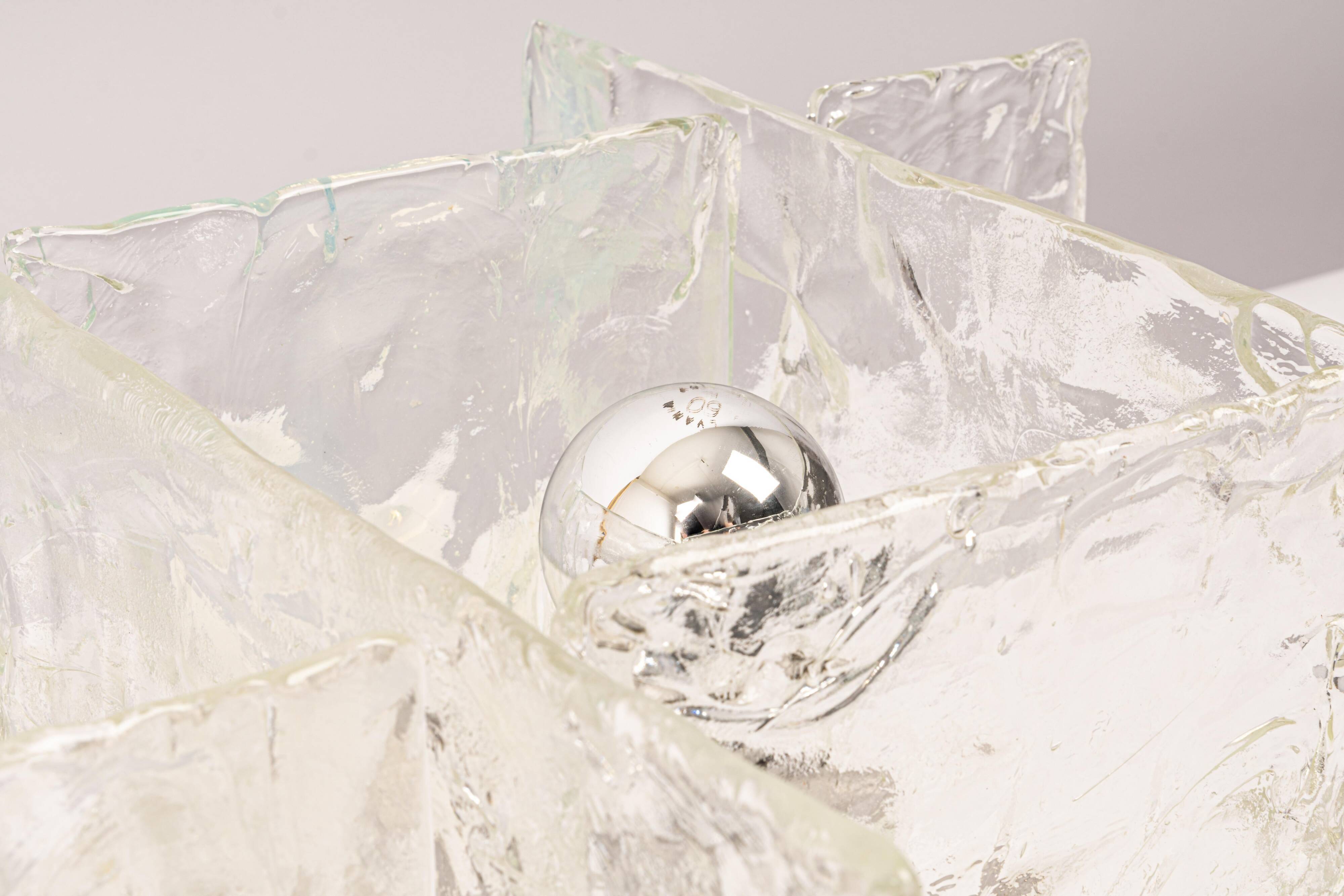 Murano Glass Wall Sconce by Kalmar, Austria, 1960s