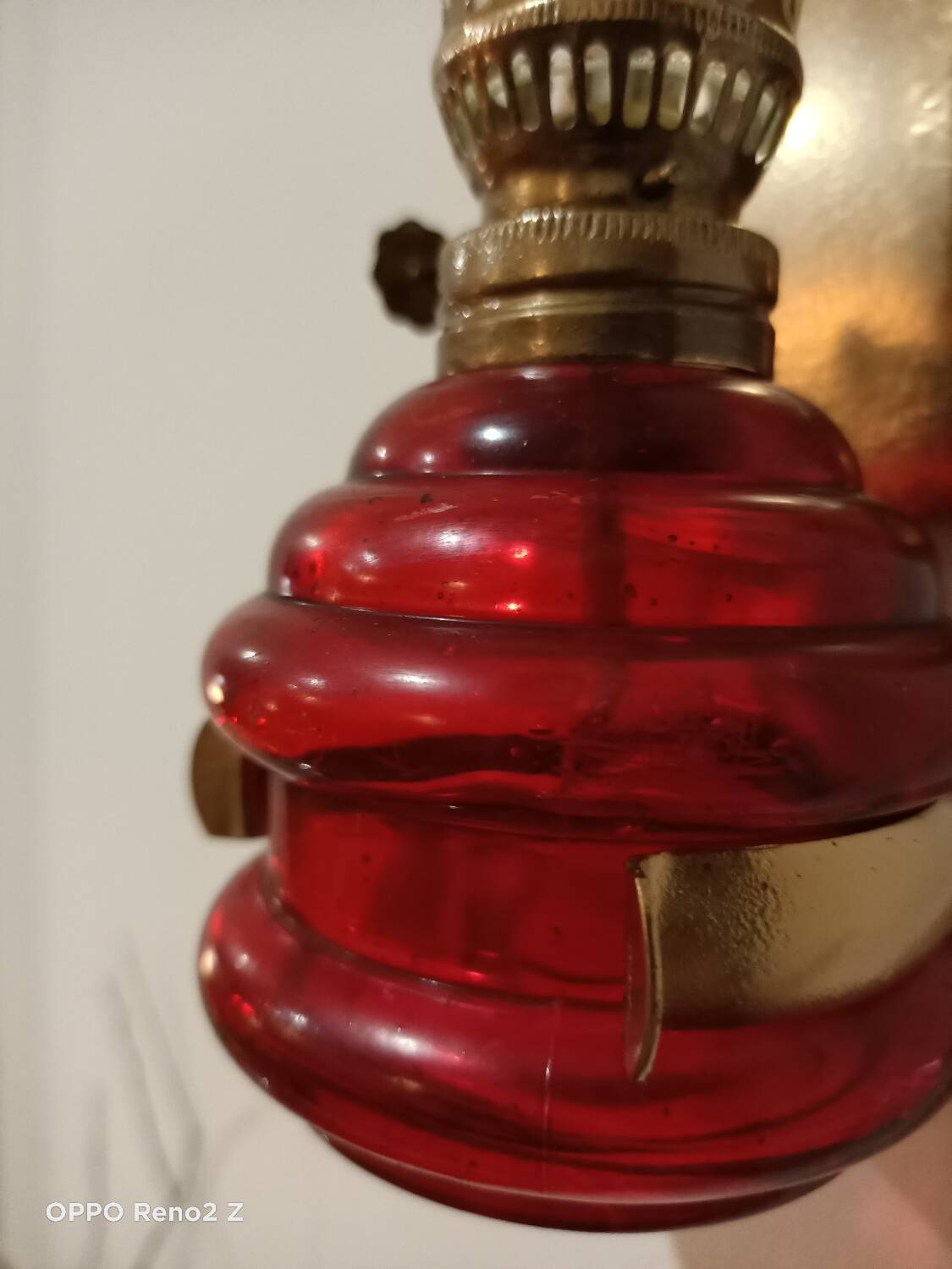 Lampe à pétrole murale