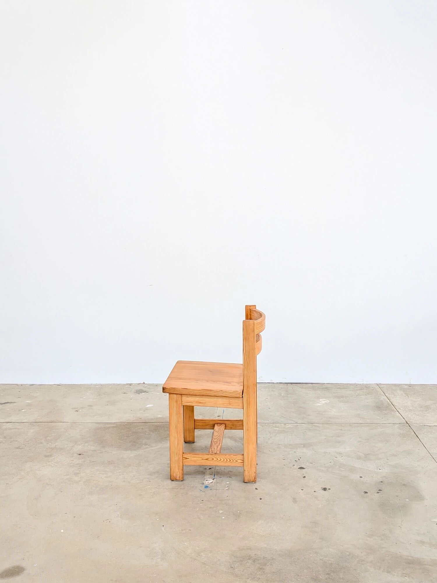 Scandinavian pine chairs, set of 4