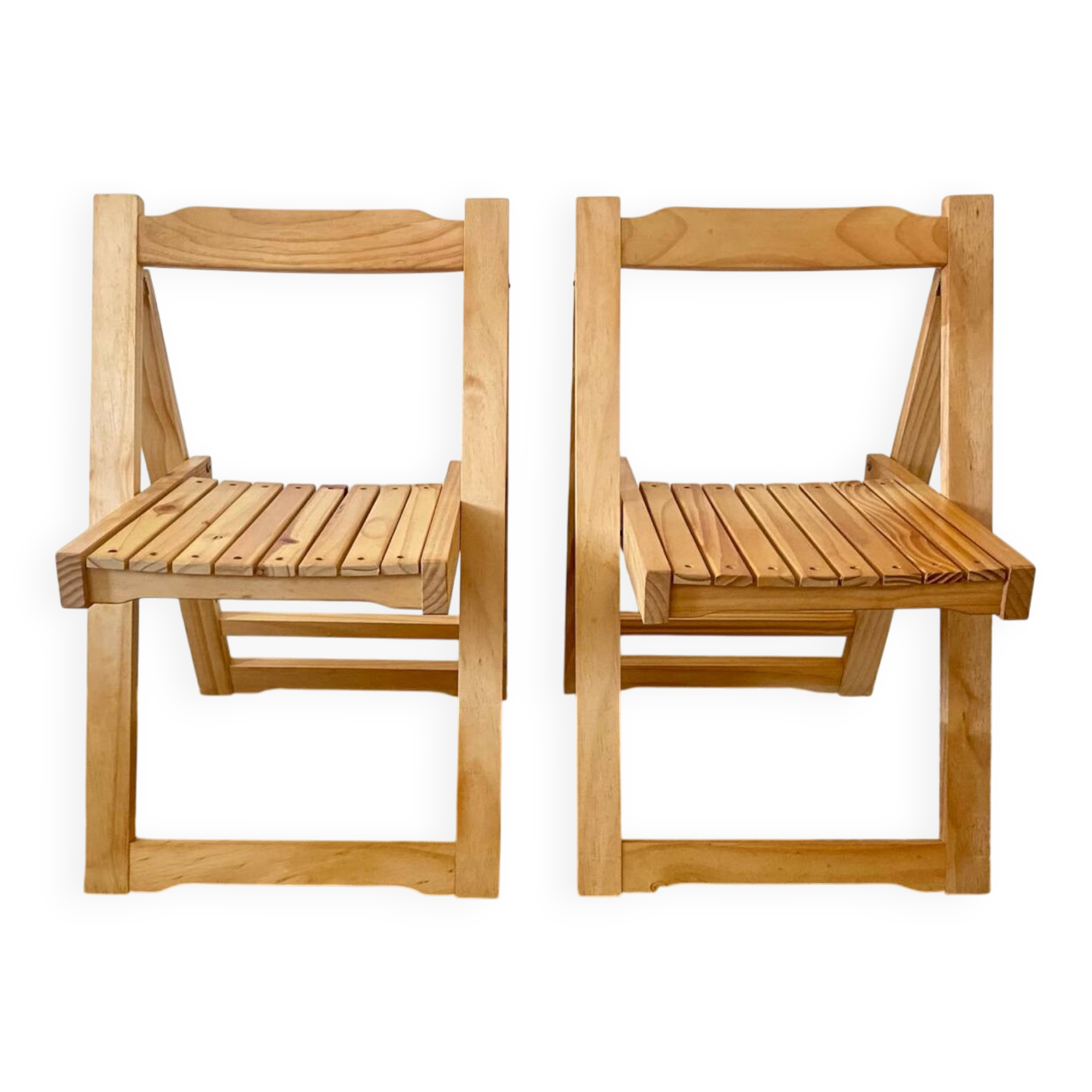 Pair of folding chairs