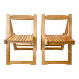 Pair of folding chairs
